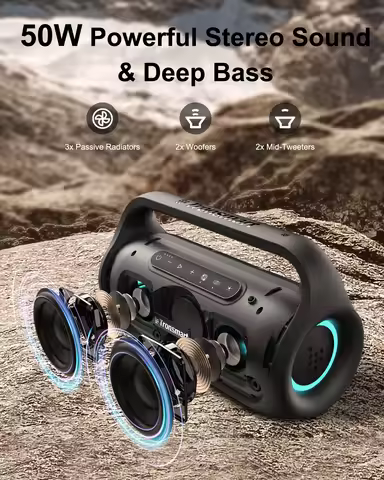 -50W Bang Mini outdoor speaker party speaker Charging Portable Lautsprecher Stereo Sound Wireless Sp