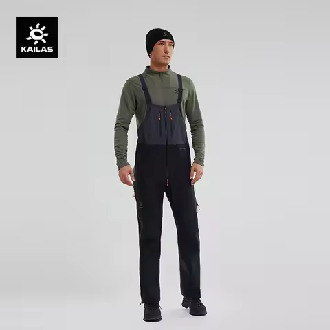 KAILAS SD1000 100D 3L GORE-TEX PRO Durable Rainstorm Waterproof Shell Pants For High-altitude Mounta