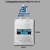 Custom Canvas Tote Bag 1 Day Anniversary Free Custom Design Full Color 40x50cm