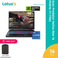 Acer Predator Helios Neo 16 Phn16-71-77Hu 16" Ips 165Hz Gaming Laptop Black (I7-13700Hx, Rtx4060, 16