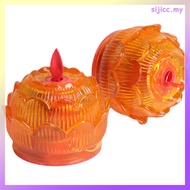 2 Pcs Batteries Flameless LED Candle Battery Operated Candles Electronic Plastic sijicc