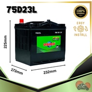 OSIMA 75D23L / D23 / D23L MF Car Battery | Bateri Kereta | Proton Exora Preve Inspira & Nissan X-Tra