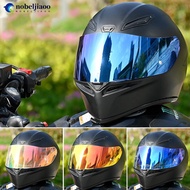 NOBELJIAOO Motorcycle Helmets Visor Helmet Lens Visor Plating Uv Protection Lens Faceshield for AGV 