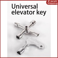 Triangle switch multifunctional elevator key, four corner universal elevator key