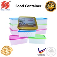 Twins Dolphin Square Container Square Box Multipurpose Container Food Container Bekas Makanan Multip