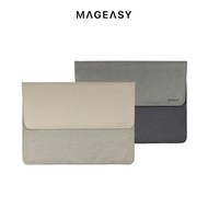 MAGEASY MacBook 13/14吋 MagSleeve 磁吸筆電收納包（通用最新M3晶片）黑色
