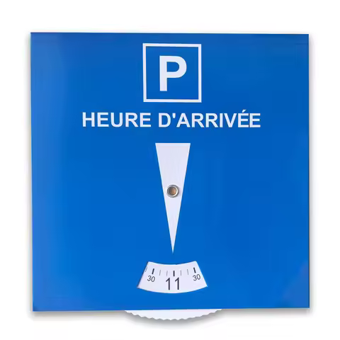 Lot De 1/2 Parking Zone Bleue Parking Disks Road Safety Traffic Control Blue Parking Discs for Car