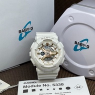[Original] Casio Baby-G BA-110XRG-7A White Resin Analog Digital Ladies Sport Fashion Watch