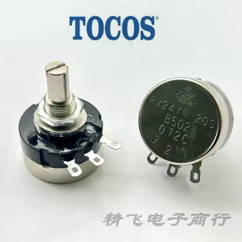 1 PCS Original Japanese TOCOS Potentiometer RV24YN20S B502 Handle Length 20mm