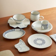 肆月日式北極熊飯碗家用吃飯的小碗單個餐具卡通小眾高級感陶瓷碗