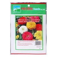 MULTI-COLOR GRAIN LEAF CHrysanthemum SEEDS - 0.2g Package - Grow All Year Round, Grow Fast VTNN Nong