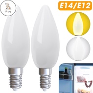 DC LED Light Bulb E12/E14 Refrigerator Corn Bulb/ AC 220V LED White/Warm Lighting Bulbs/ Mini Night 