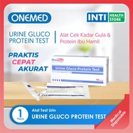 ONEMED Glucotest + Protein Urine / Alat Cek Tes Kencing Gula Darah