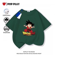 Kids Shirts Kids T-Shirt Unisex Dragon Ball No Shrink 9 Colors From Philippines