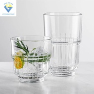 Set of 6 Glass Cups 16077 266ML 9x8cm