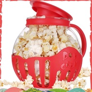 Popcorn Maker Microwave Snack Popcorn Air Poppers 2.25 Quart Popcorn Bowl Borosilicate Kitchen Acces