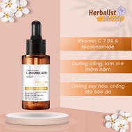 Dr Lucel Serum Vitamin C Extract 7.5 & Nicotinamide Skin Whitening Anti-Aging Fade Dark Spots Bright