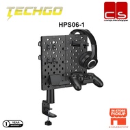 Techgo 2-Piece Desk Mounted Rotating Pegboard For Headset, Controller and Cable Hanger - HPS06-1
