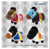 預訂 ✈️  飛機貨 6月 日版 SK Japan 10 x 12cm 毛公仔 馬服 可脱 球鏈 匙扣 Keychain 純種馬 日本 賽馬 賽馬娘 Plush Doll Horse Thorough
