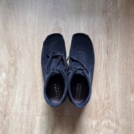 Clarks Originals Wallabee Black Suede 42