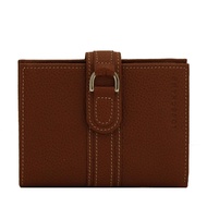 Longchamp Veau Foulonne Leather French Wallet- Cognac