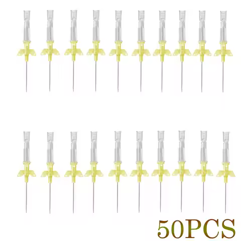 50Pcs IV Infusion Needle With Wing Intravenous Injection Catheter22G 24G 26G For Pet Veterinary Supp