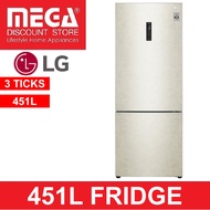 LG GB-B4452SE 451L 2-DOOR FRIDGE (3 TICKS)+ FREE $50 VOUCHER BY LG (UNTIL 31/05/2024)