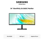 Samsung 34" ViewFinity S6 S65UC (Black) / LS34C650UAEXXS