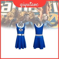 Fantastic Superhero Four Costume For Halloween Events With Soft Milk Silk Material Cosplay For Lover