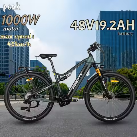 Heda-TX19 Electric Bicycle peak1000W motor 48V19.2AH battery E-Bike 45km/h 29inch tire Convenient co
