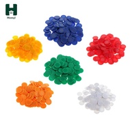 [Homyl] 100 Pcs 0.9inch Bingo Game Chips Casino Board Games Tokens Count Toy Toys