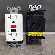 GFCI Ground Fault Circuit Interrupter [Meiji GFCI Duplex Parallel Convenience Outlet with ground] GF