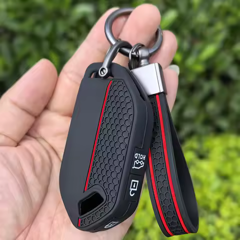 3+1 Bottons Silicone Car Remote Key Case Cover for Kia Carnival EV9 Picanto GT Line 2024 Auto Shell 