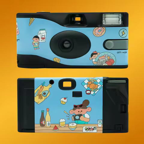 New Single Use One Time Disposable Film Camera with Flash 27 Exposure Photos 31mm F11 30mm F9 ISO400