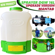 Sprayer gendong elektrik DGW 16 Liter Pompa - Upgrade version - Sudah Termasuk AKI