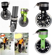 FUN Portable Folding Bike Auxiliary Roller Wheel Foldable Bicycle Assistor Wheel