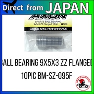 AXON SPORTS BALL BEARING 9x5x3 ZZ Flanged 10 pieces BM-SZ-095F
