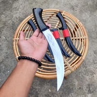 pisau sembelih Fulltanduk baja Dc53/D2 20cm sangat tajam siap pakai