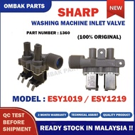 ESY1019 ESY1219 SHARP WASHING MACHINE INLET VALVE / WATER INLET VALVE