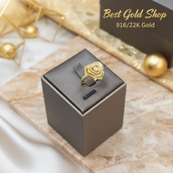 22k / 916 Gold Rose Ring by Best Gold Shop