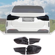 Smoke Black Car Tail Light Lamp Decoration Cover for BMW X3 iX3 X3M 2022 2023 2024 2025 Taillight Co
