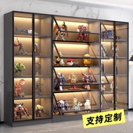 訂製玻璃展示櫃 儲物櫃 手辦展示櫃 玩具模型展示櫃Glass display case