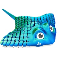 Manta Ray Fidget Toy, Multicolor 3D Printed Articulated, Sensory toy, 3d printed animals (Blue/Green