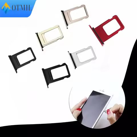 For iPhone 7P Sim Card Tray Slot Holder For iPhone 7 7Plus Sim Card Tray Slot Holder Container Socke