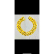 EMAS BANGKOK GELANG DUNHILL KIKIR 1.5CM