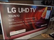 LG 70 Inch Tv 70UN70 Smart TV Real 4K HDMI, Digital Audio Optical TOSLINK, USB 2.0