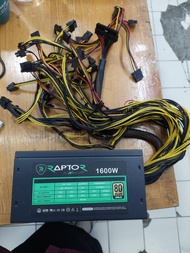 Power Supply Raptor 1600 Watt 80 Plus Gold Second