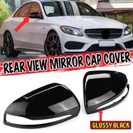 Mirror Caps Cover Black For Mercedes Benz W205 X253 W213 W222 2016-2020-