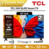 TCL 43" S5K QLED Smart TV | HDR10 | Dolby Audio | Metallic Bezel-less | 2 Years Warranty