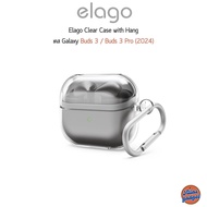 Elago Clear Case with Hang Galaxy Buds 3/3 Pro with Loop Carabiner